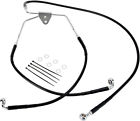 660411-4blk Drag Specialties Black Vinyl Ss Front Brake Line Kit