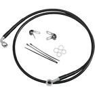691182-10blk Drag Specialties Extended Front Brake Line Kit