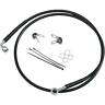 691182-2 Drag Specialties Extended Front Brake Line Kit Clear