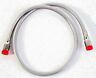 80341 Goodridge Braided Brake Line Platinum Series Clear Coated Universal Harley