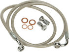 820-3079c Harddrive Stock Length Braided Brakeline Kit For Harley Stainless