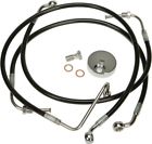Hd-0301-bk 820-3098b Harddrive Inch Braided Brakeline Kit For Black