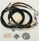 Hd-0501-bk 820-3099b Harddrive Inch Braided Brakeline Kit For Black