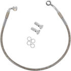 8744187 Drag Specialties Ds Braided Brake Line Kit Front Harley Fxsti
