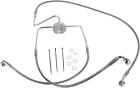 8747227 Drag Specialties Ds Braided Brake Line Kit Front Harley Flhri