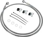 8747285 Drag Specialties Ds Braided Brake Line Kit Front Harley Flst