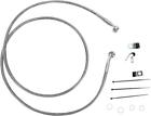 8747301 Drag Specialties Ds Braided Brake Line Kit Front Harley Flstfi