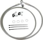 8747325 Drag Specialties Ds Braided Brake Line Kit Front Harley Fxdwgi