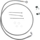 8747354 Drag Specialties Ds Braided Brake Line Kit Front Harley Fxr