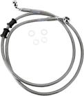 906933 Drag Specialties Ds Braided Brake Line Kit Front Harley Fxdb