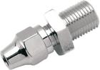 907577 Drag Specialties Ds Male Npt Brake Fitting Straight Chrome