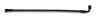 As47230 Magnum Black Pearl Designer Abs Upper Brake Line Harley Davidson