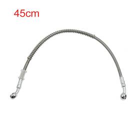 Automall Tech 784958359471 Universal 45cm Stainless Steel Clutch Hydraulic Oil Hose Line For Motorcycle