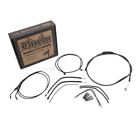 B30-1134 Burly Brand Cable And Brake Line Kits Black Ape Hangers