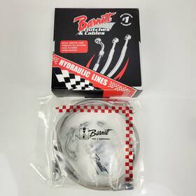 252-30-13033 Barnett Three Line Front Brake Kit- Stainless - 1987-2007 Harley Touring P8 Inch