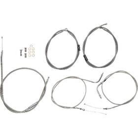 Ba8021kt12 Baron Stainless Handlebar Cable/line Kit 06501000