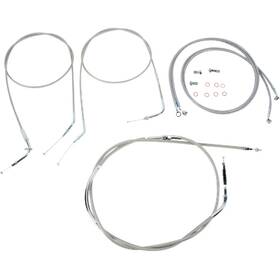Ba8076kt18 Baron Stainless Handlebar Cable/line Kit