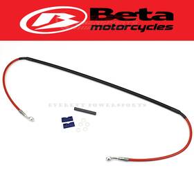 Ab-16010 Beta Steel Front Brake Line Red All Rr Rx Xtrainer 20-25 Oem Reinforced Hose #h333