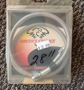 03-5928 Bikers Choice 28 Inch Brake Line Motorcycle Parts