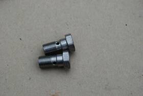 34327702422 Bmw 1993 R1100gs Is Lot Of Two Genuine Front Brake Banjo Bolts Part Number