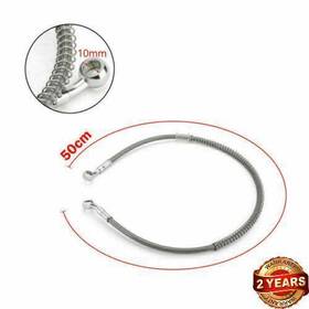 Bll-053 Bruce&shark 50cm/19 Inch Motorcycle Brake Oil Hose Line Banjo Fitting Swivel K