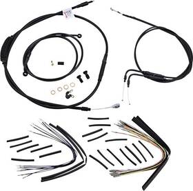 B30-1015 Burly Brand Cable/brake Line Kit For 16 Inch Gorilla Bars Harley Davidson Softail