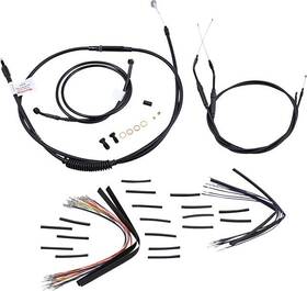 B30-1035 Burly Brand Cable/brake Line Kit For 16 Inch Ape Hangers #b30-1035 Harley Davidson Dyna