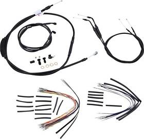 B30-1043 Burly Brand Cable/brake Line Kit For 14 Inch Gorilla Bars Harley Fxdwgi Dyna Wide Glide 06