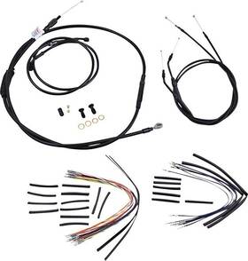 B30-1044 Burly Brand Cable/brake Line Kit For 16 Inch Gorilla Bars Harley Fxdwgi Dyna Wide Glide 06