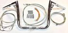 C140710flst Chassis Shop Bar Ape Hanger Chrome Handlebar Kit Harley Fl