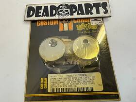 46-163 Cci Harley Chrome Doss Lower Fork Tree Brake Line Hose Clamp