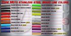 Cf2046 Core Moto Steel Braided Front Brake Lines Race Yamaha