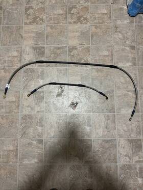 Dlrmxc10yzf Coremoto Yamaha Yz250f Yz450f 2010-2020 Front Custom Stainless Brake Line