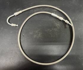 40912-84 Cycleflex 08804 Stainless Braided Rear Brake Hose 1984 Harley Flh Hd #