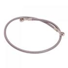 D418r-silver Galfer Rear Steel Braided