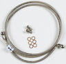 D708r Galfer Brakes Brake Line Rear Silver Kawasaki Mc