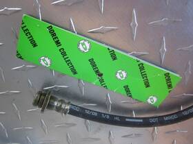 43059-011 Doremi Collection 10358 Vintage 1973-1977 Kawasaki Z1 Kz 900 Lower Front Brake Hose - New