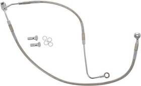 1005717 Drag Specialties Ds Braided Brake Line Kit Abs Front Lower Harley Fxs 12-13