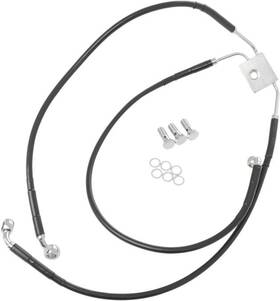 1005774 Drag Specialties Ds Vinyl Brake Line Kit Abs Front Upper/lower 10 Inch Harley Fxdf Fat Bob 12-16