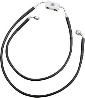 1005782 Drag Specialties Ds Vinyl Brake Line Kit Abs Front Upper/lower 6 Inch Harley Fxdwg Wide Glide 12-16