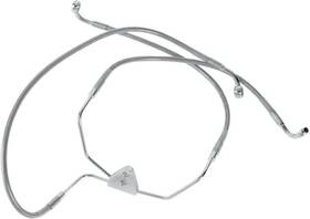 143598 Drag Specialties Ds Braided Brake Line Kit Front Harley Davidson Electra Glide/street Glide