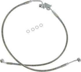 143607 Drag Specialties Ds Braided Brake Line Kit Rear Harley Davidson