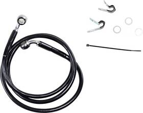 143638 Drag Specialties Ds Vinyl Brake Line Kit Front 4 Inch Harley Davidson Sportster 883/1200 2004-2010