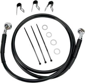143643 Drag Specialties Ds Vinyl Brake Line Kit Front 2 Inch Harley Davidson Heritage Softail/fatboy
