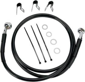 143645 Drag Specialties Ds Vinyl Brake Line Kit Front 6 Inch Harley Davidson Heritage Softail/fatboy