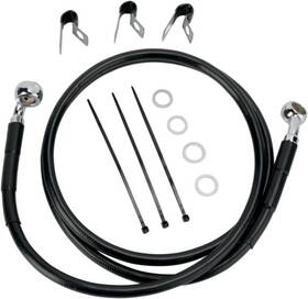 143646 Drag Specialties Ds Vinyl Brake Line Kit Front 8 Inch Harley Davidson Heritage Softail/fatboy