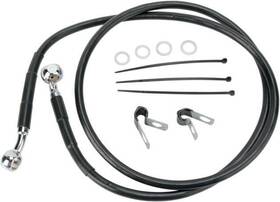 143658 Drag Specialties Ds Vinyl Brake Line Kit Front 10 Inch Harley Fxd Dyna/fxr/fxrs/1200 Sportster