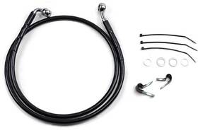 143661 Drag Specialties Ds Vinyl Brake Line Kit Front 4 Inch Harley Dyna Fxd 2000-2005/fxdi 2004-2005