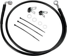 143665 Drag Specialties Ds Vinyl Brake Line Kit Front 2 Inch Harley Dyna Fxdl 2001-2005/fxdli 2004-2005