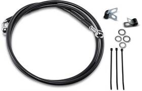 143676 Drag Specialties Ds Vinyl Brake Line Kit Front 8 Inch Harley Davidson Softail/dyna #143676